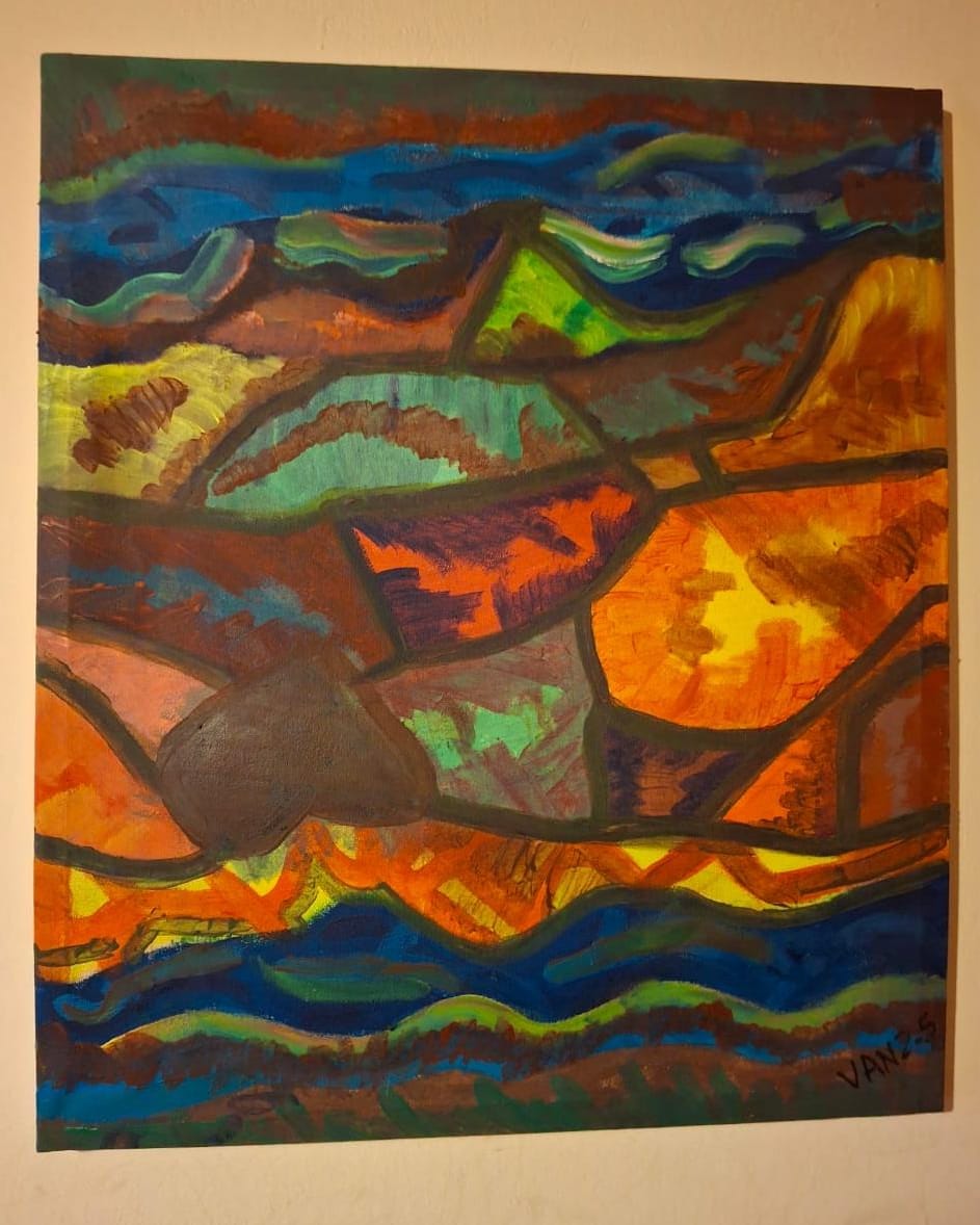 Cuadro abstracto de muestra 1