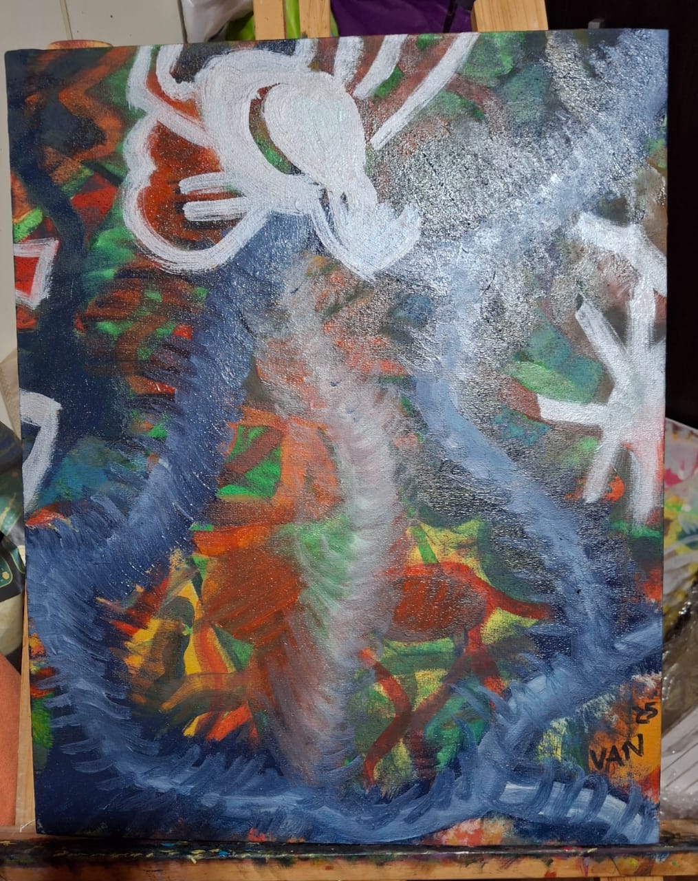 Cuadro abstracto de muestra 10