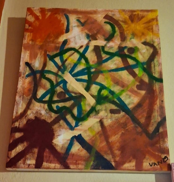 Cuadro abstracto de muestra 16