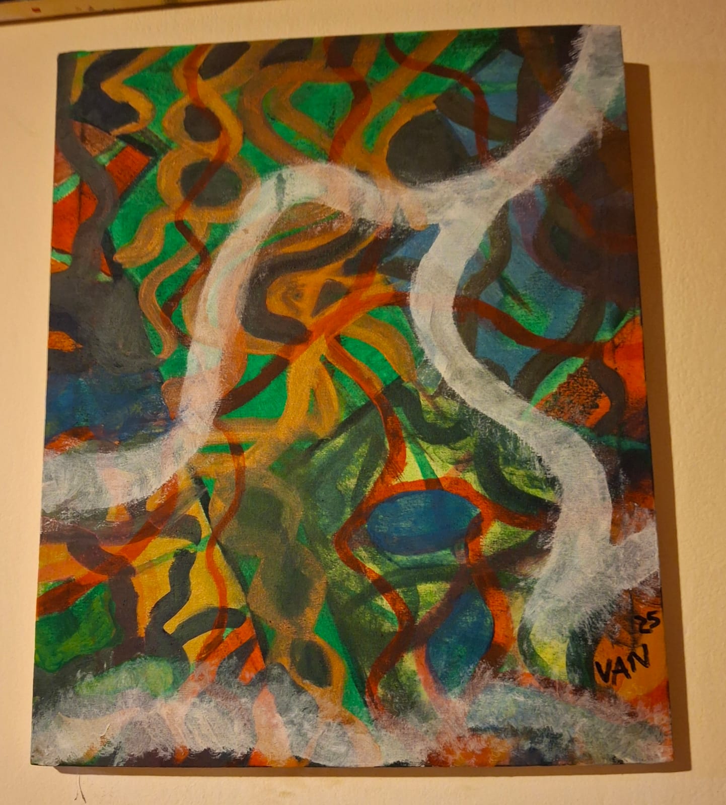 Cuadro abstracto de muestra 17