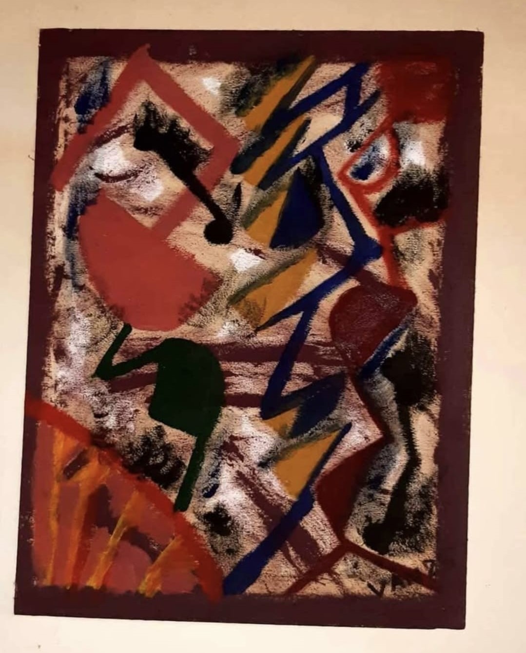 Cuadro abstracto de muestra 18