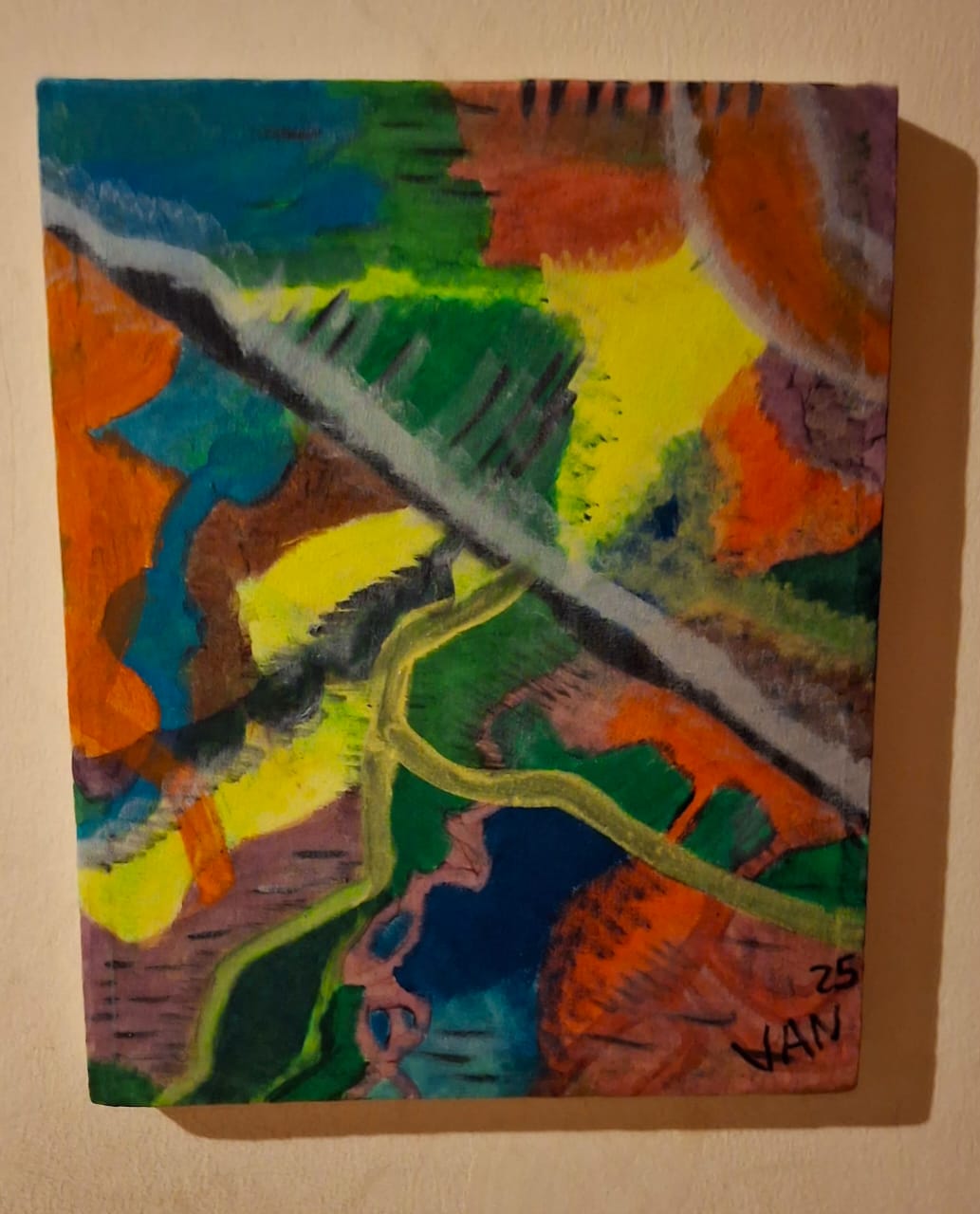 Cuadro abstracto de muestra 2