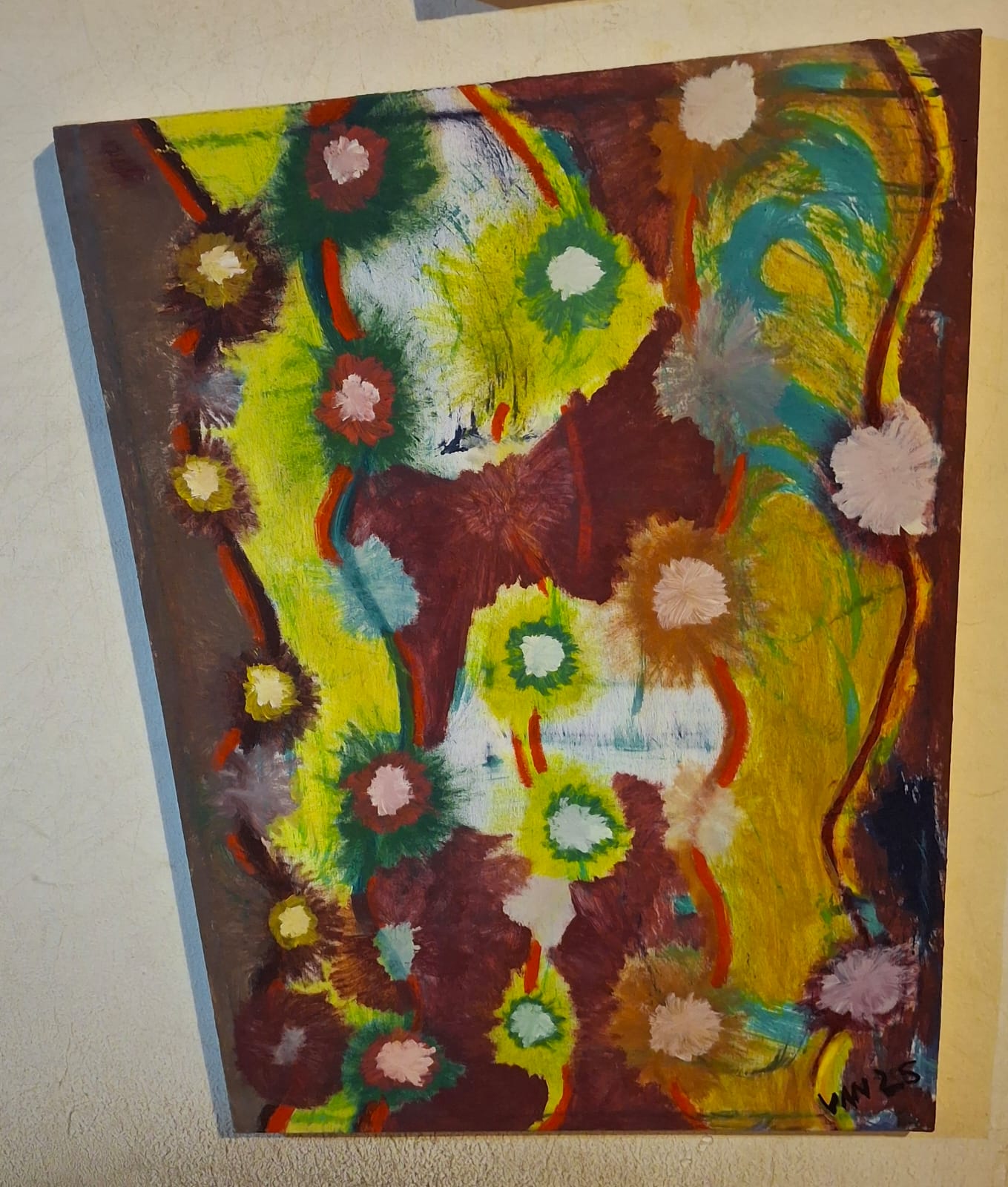 Cuadro abstracto de muestra 20