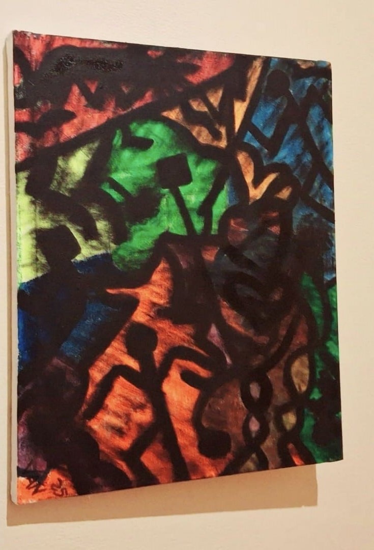 Cuadro abstracto de muestra 21