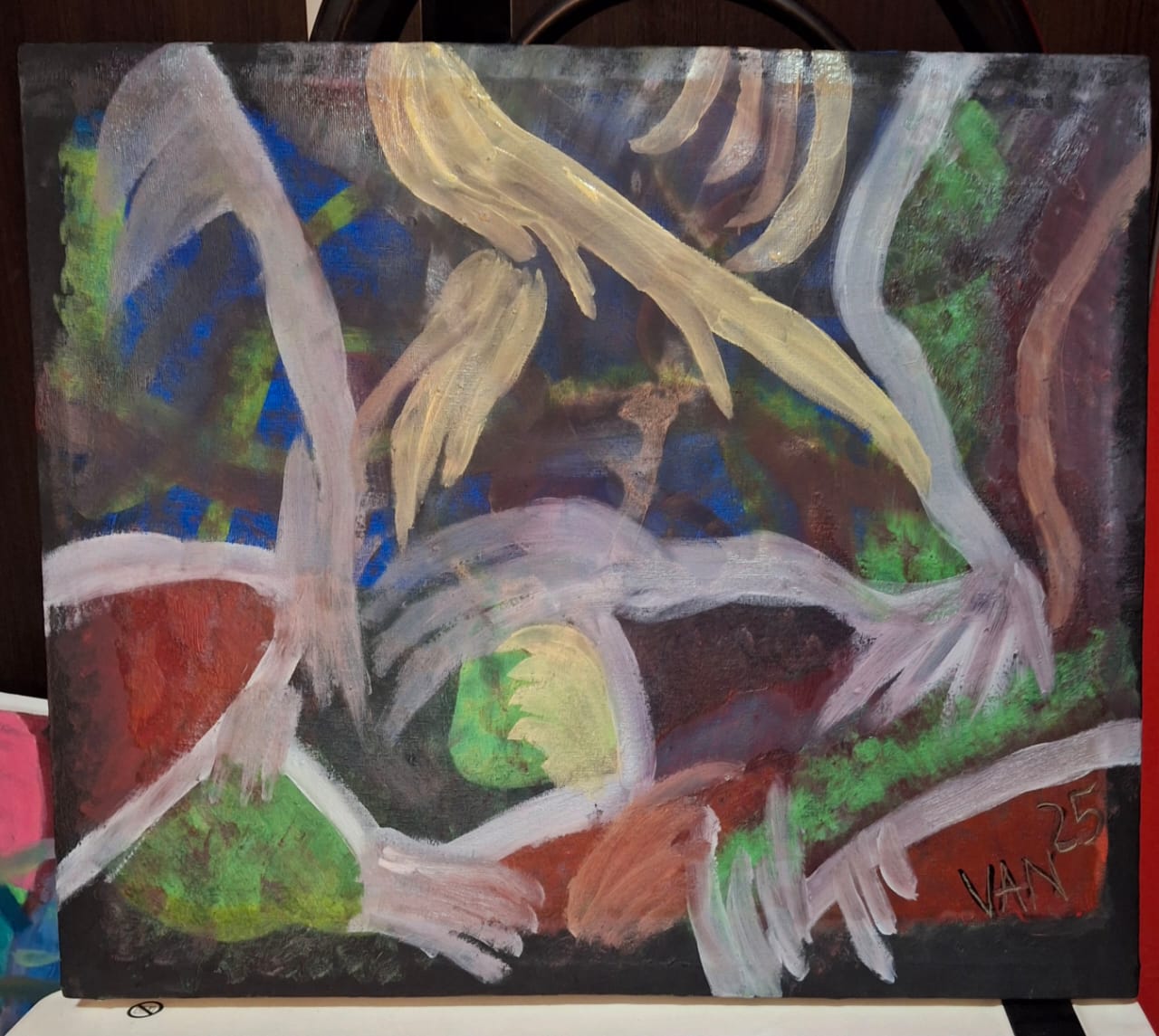 Cuadro abstracto de muestra 3