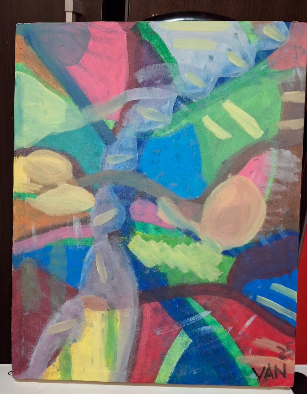 Cuadro abstracto de muestra 4