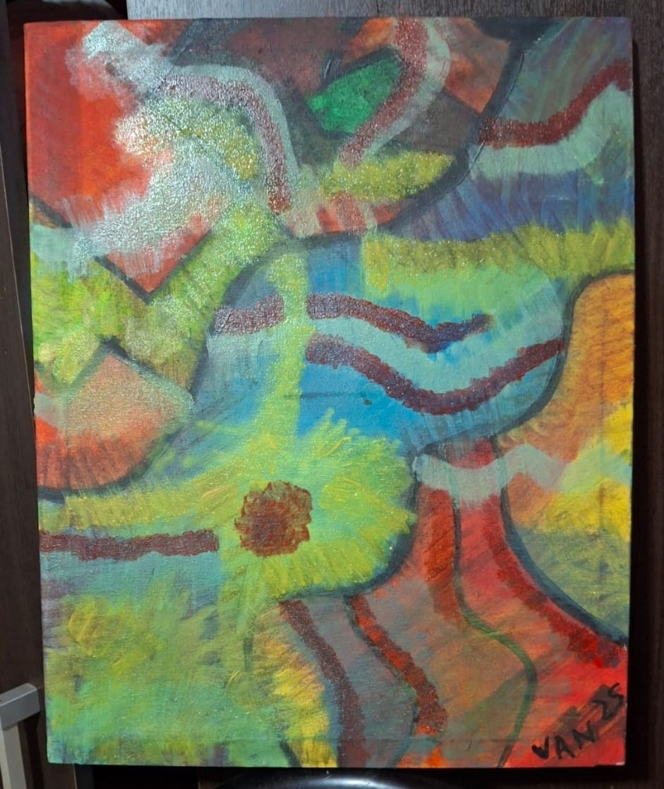 Cuadro abstracto de muestra 5