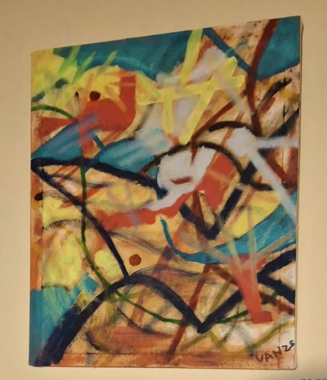 Cuadro abstracto de muestra 9